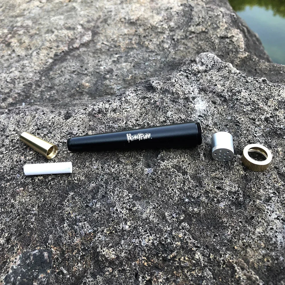 Metal Herb Pipe with 5MM Activated Carbon Filter