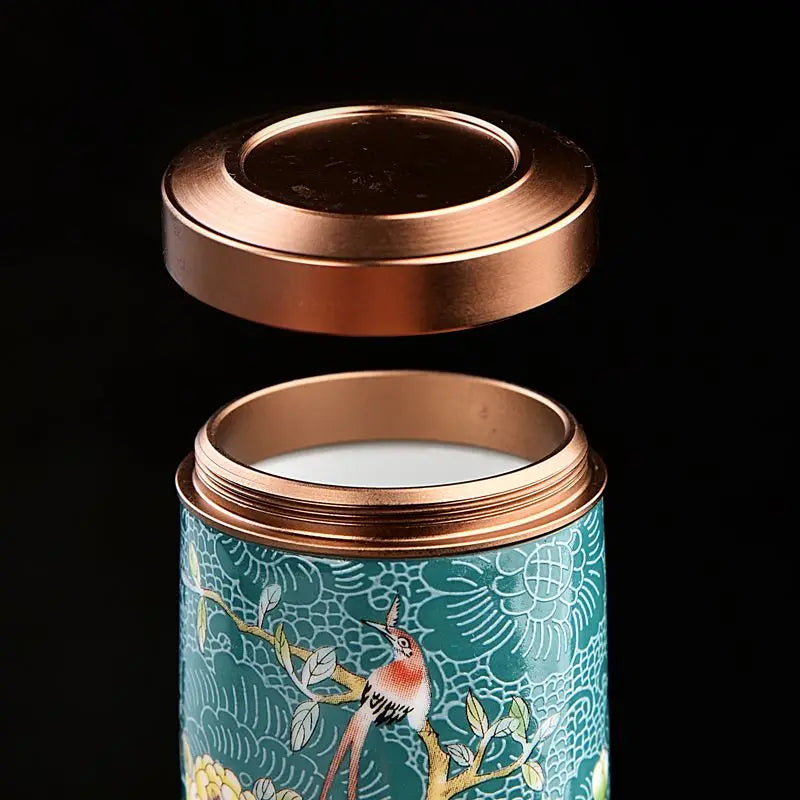 Mini Ceramic Canister for Tea and Coffee Storage