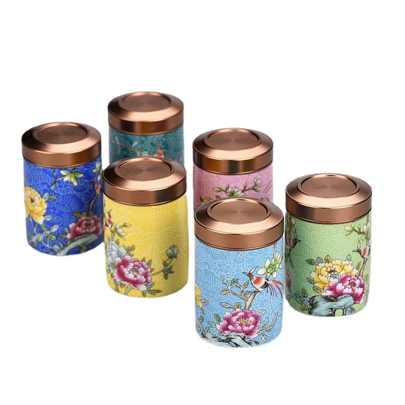 Mini Ceramic Canister for Tea and Coffee Storage