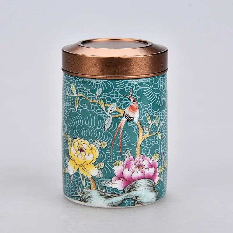 Mini Ceramic Canister for Tea and Coffee Storage