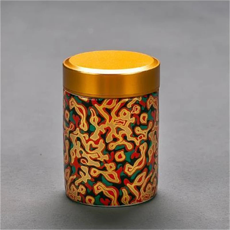 Portable Ceramic Canister for Tea and Spice Storage